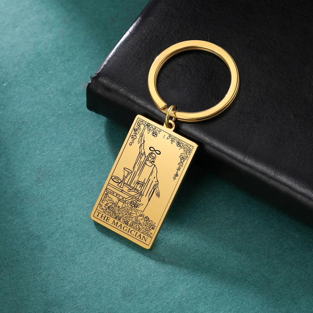 014 - Original Tarot Cards Major Arcana Keychain