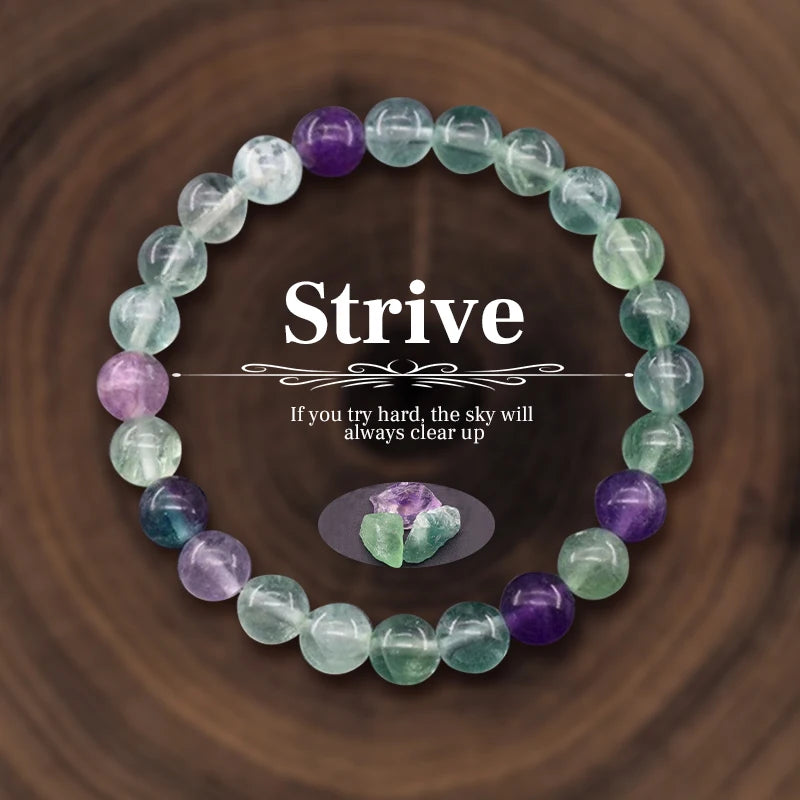 011 - Personalized Natural Stone Beads Energy Bracelet