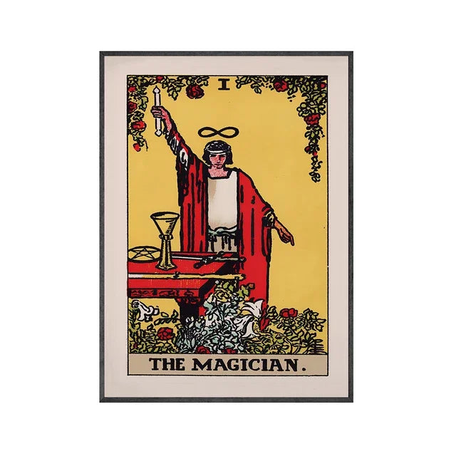 009 - Classic Tarot Canvas Print Wall Art