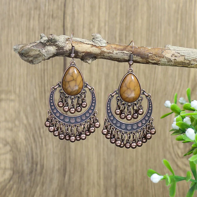 011 - Vintage Bohemian Fashion Drop Earrings
