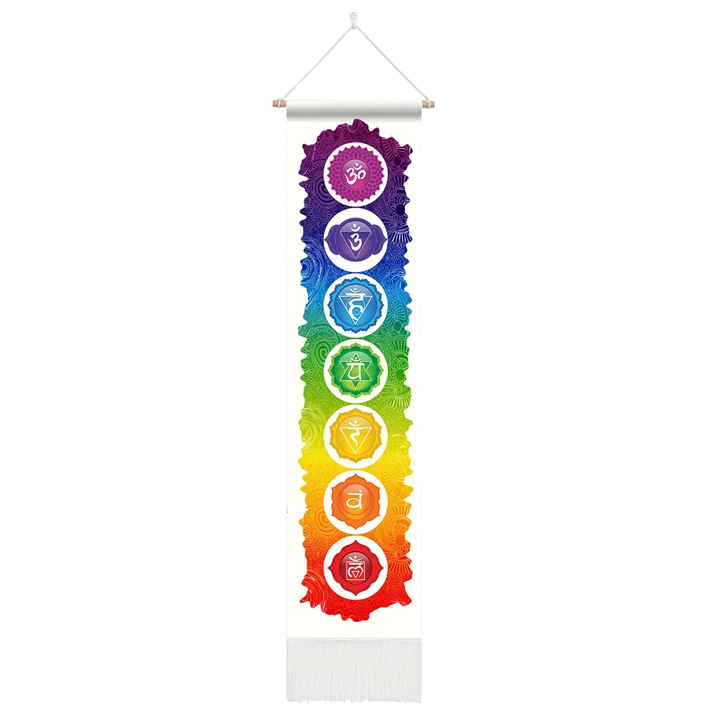 012 - Seven Chakra Tapestry Wall Hanging