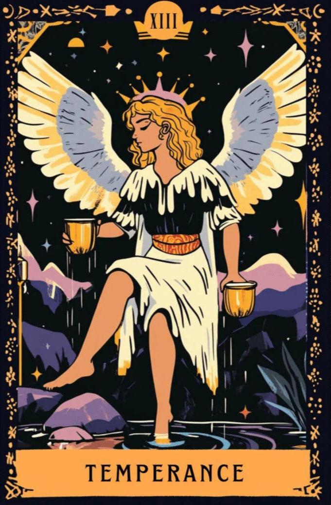 014 - Punk Tarot Cards Keychain