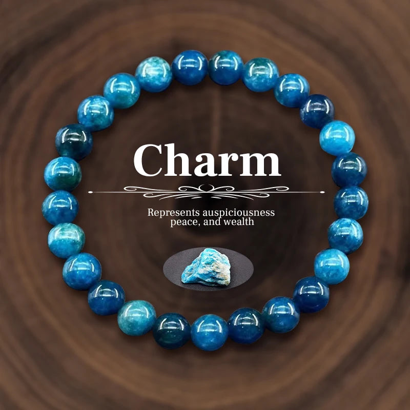 011 - Personalized Natural Stone Beads Energy Bracelet