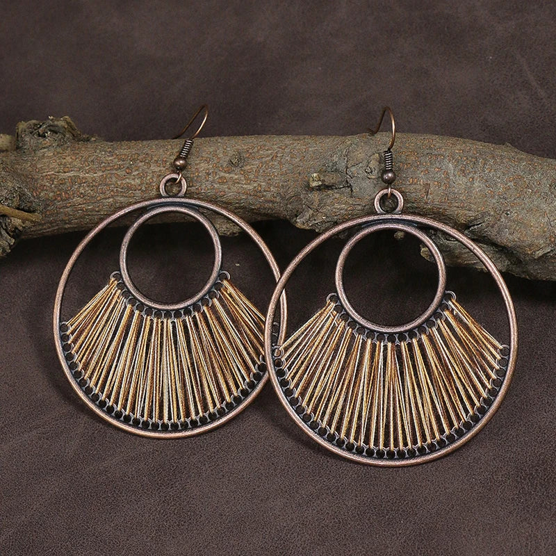 011 - Vintage Bohemian Drop Dangle Earrings