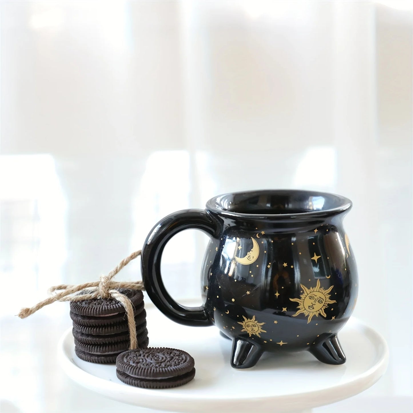 014 - Sun Moon Witchy Cauldron  Mug