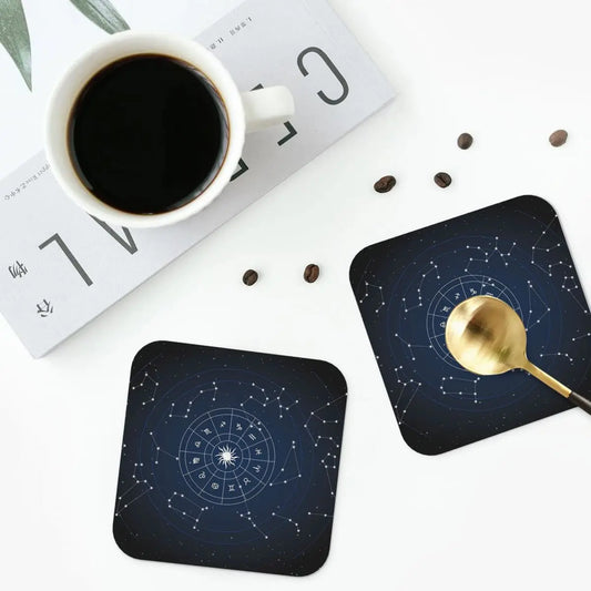 004 - Zodiac Constellation Celestial Coasters – Set of 6