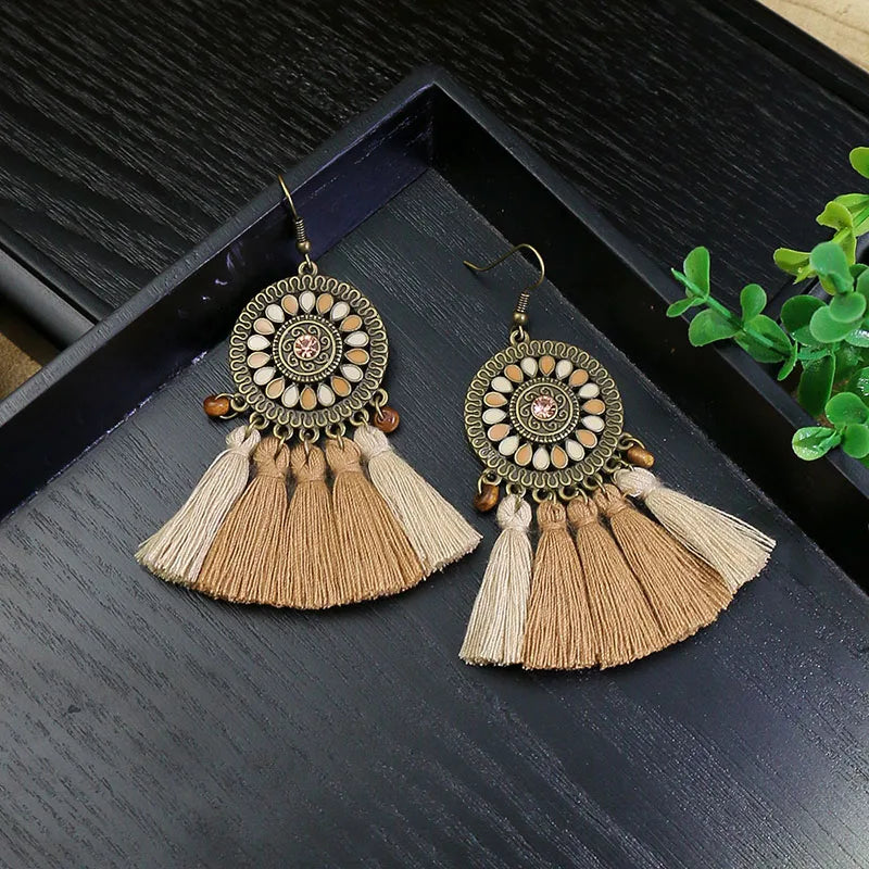011 - Vintage Bohemian Fashion Drop Earrings