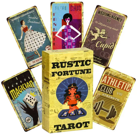 005 - Rustic Fortune Tarot Deck for Vintage Divination
