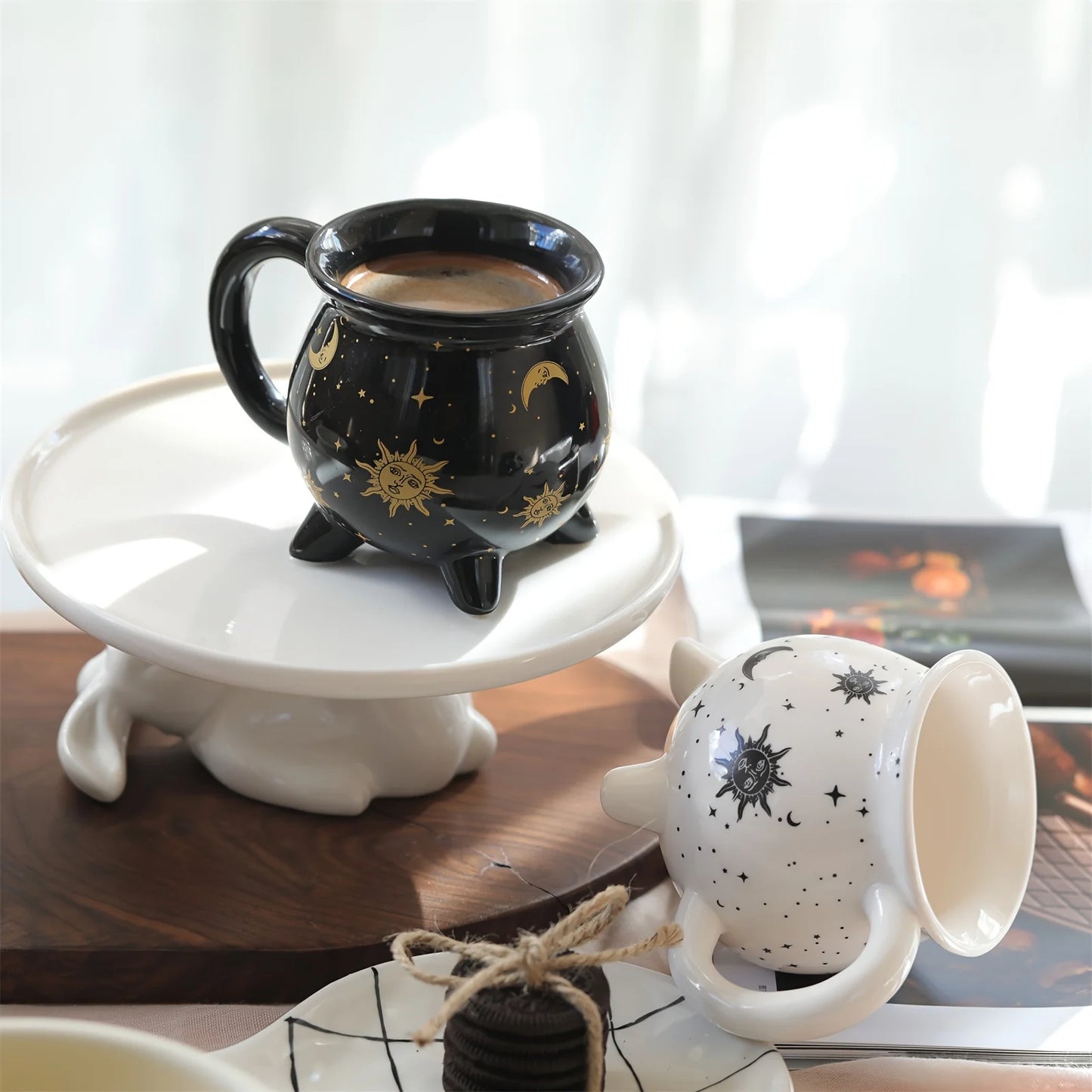 014 - Sun Moon Witchy Cauldron  Mug