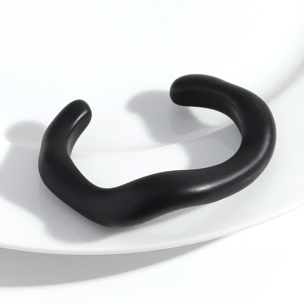 011 -  Sculptural Wrap Cuff Bangle Bracelet