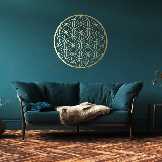 009 - Flower of Life Metal Wall Art