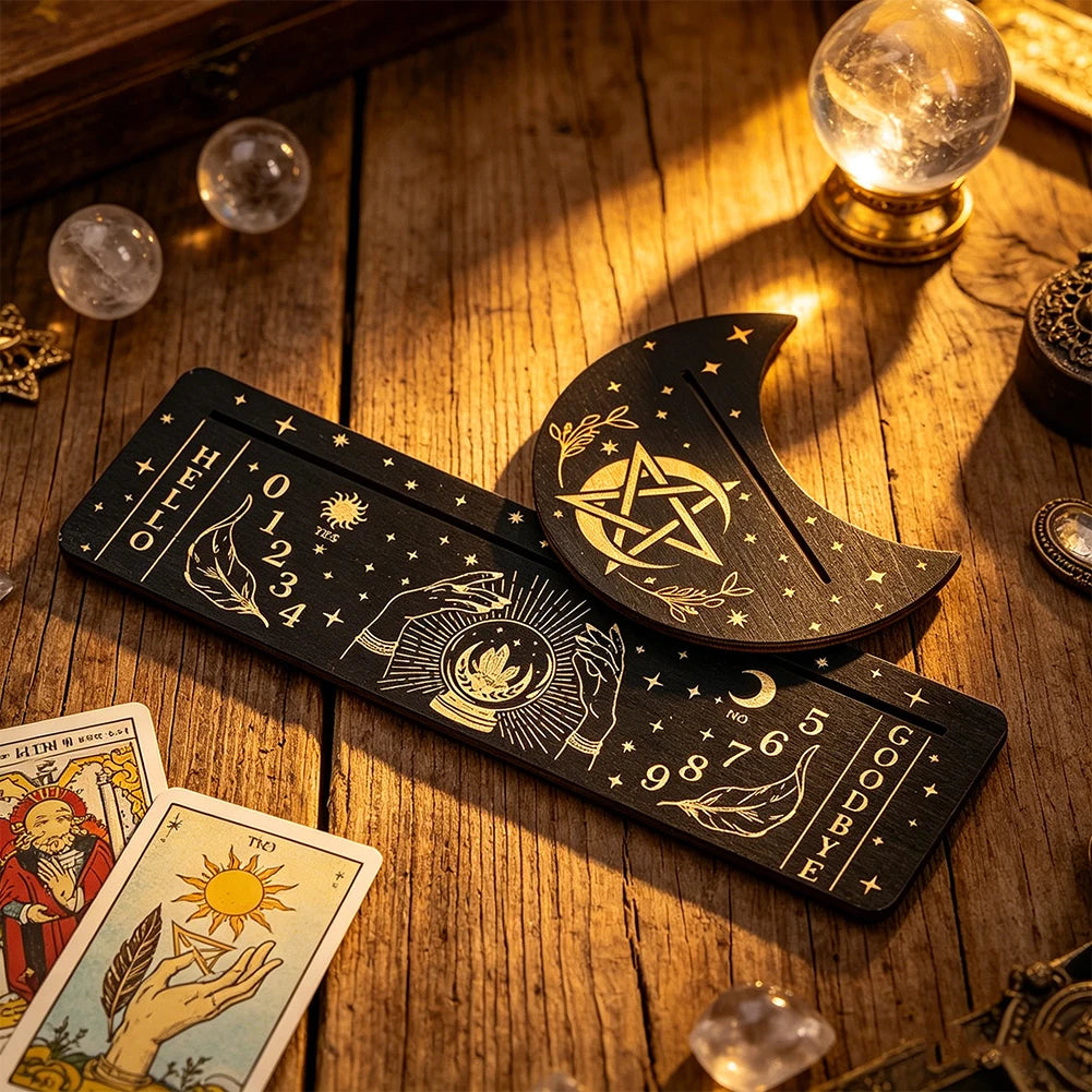 002 - Divination Pendulum Board & Tarot Card Altar