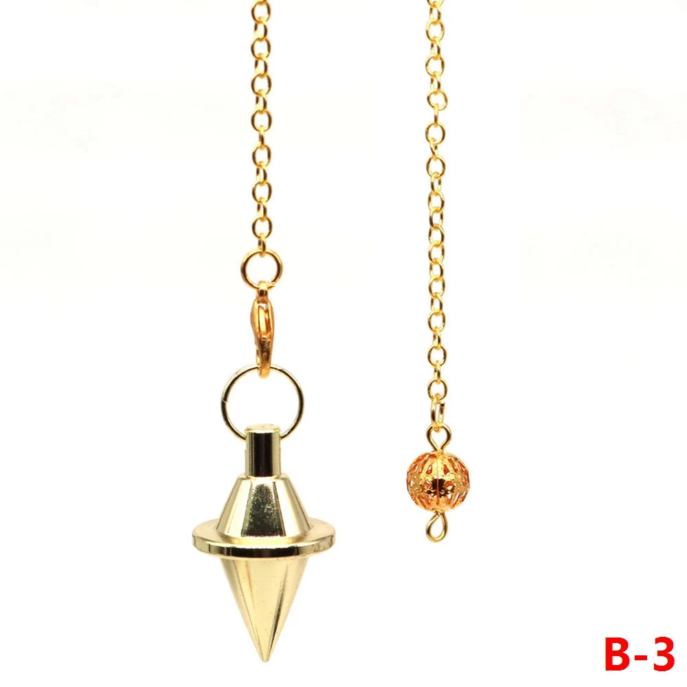 004 - Brass-Plated Copper Cone Pendulum