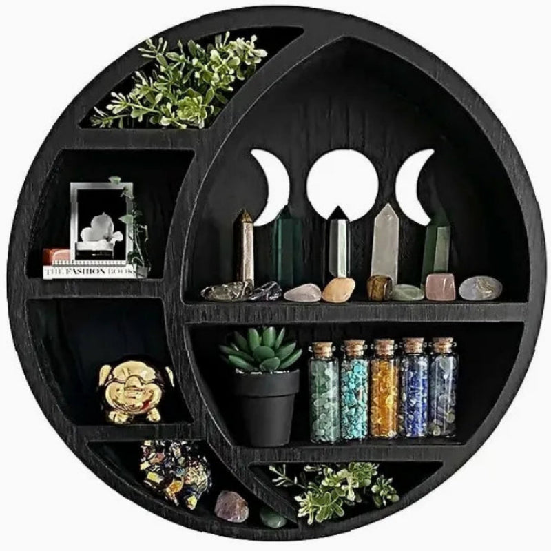 009 - Triple Moon Crystals & Herbs Round Display Rack