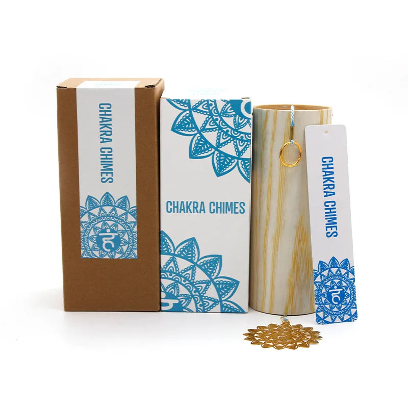 012 - 7 Chakras Bamboo Wind Chimes for Attracting Positive Energy