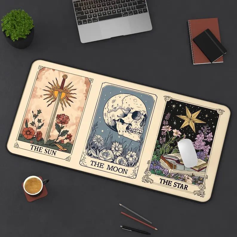 014 - Sun Moon Star Tarot Mouse Pad