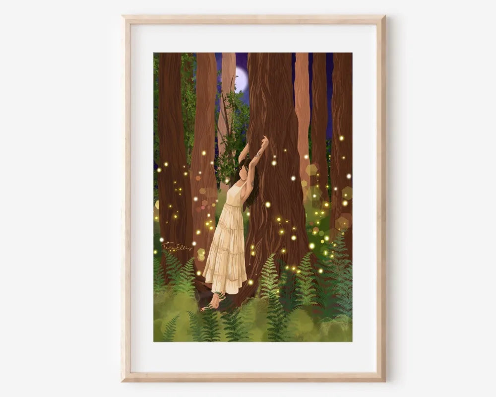 009 - Bohemian Moon Canvas Print Wall Art