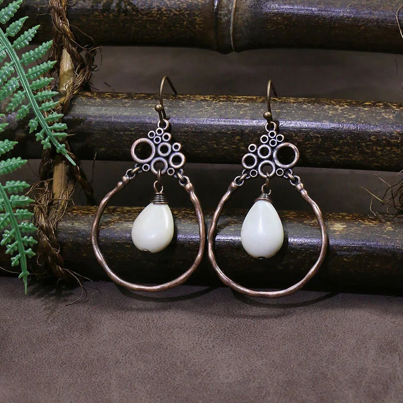 011 - Vintage Bohemian Fashion Drop Earrings