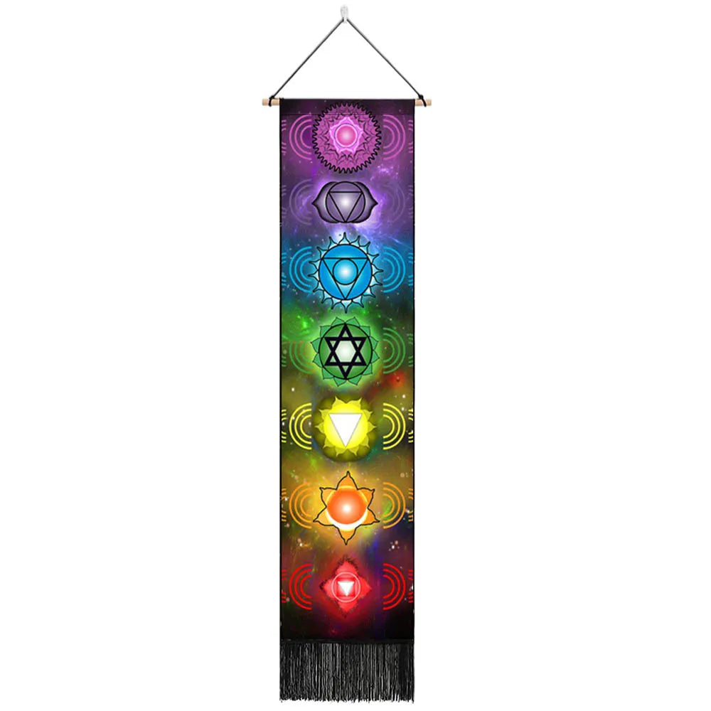 012 - Seven Chakra Tapestry Wall Hanging