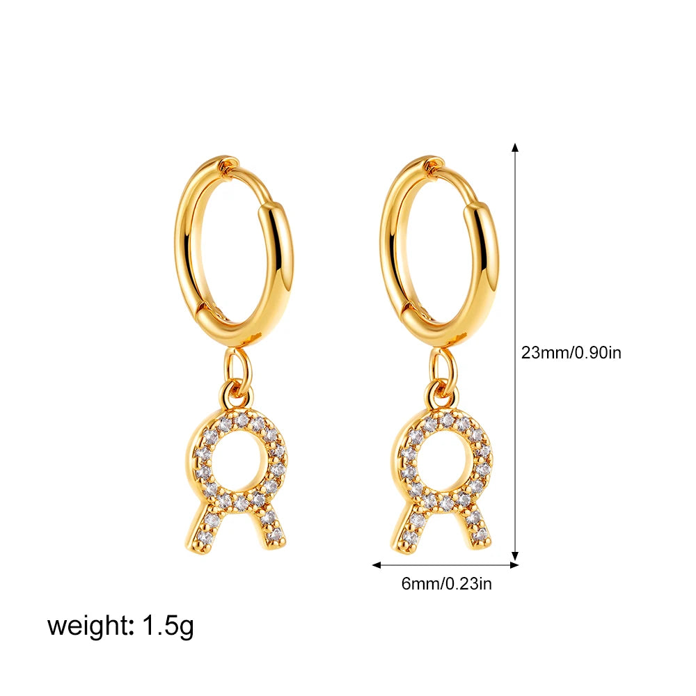 011 - Exquisite Zodiac Sign Drop Earrings