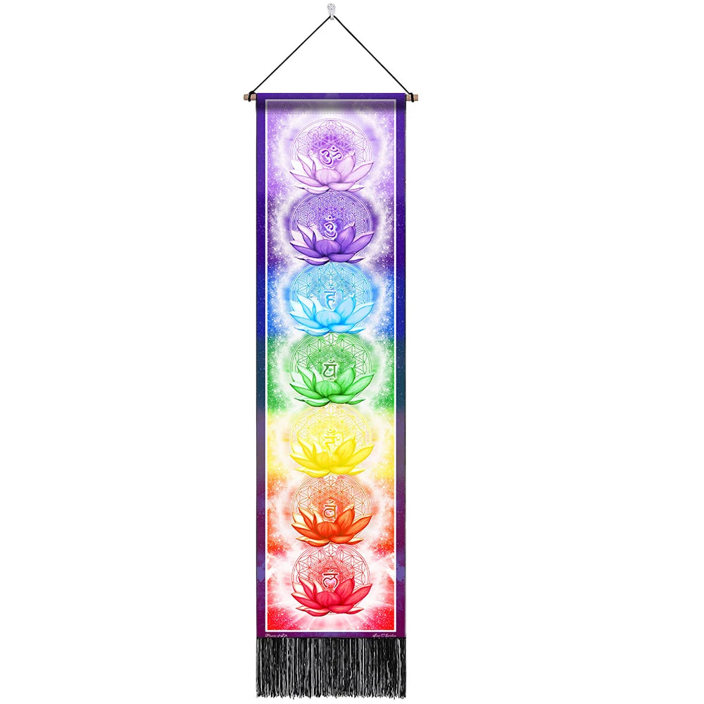 012 - Seven Chakra Tapestry Wall Hanging