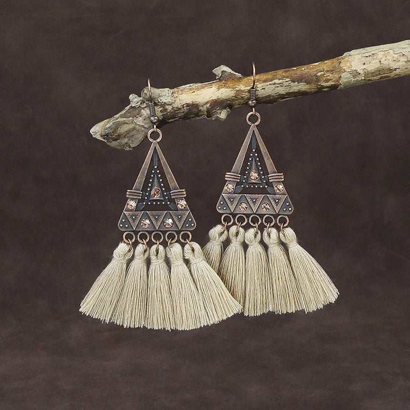011 - Vintage Bohemian Drop Dangle Earrings