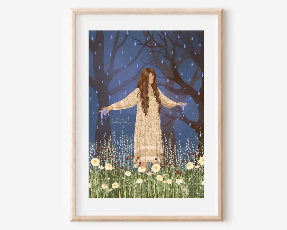 009 - Bohemian Moon Canvas Print Wall Art