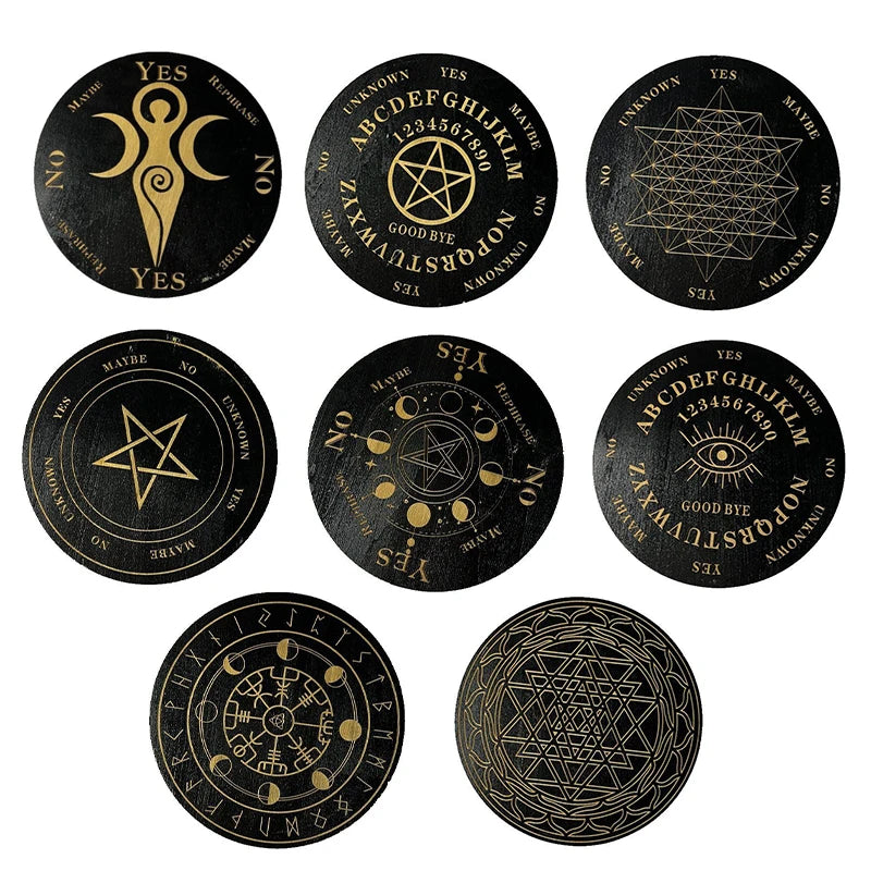 002 - Sacred Geometry Wooden Pendulum Board
