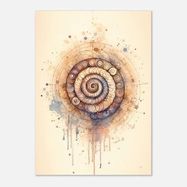 009 - Boho Sacred Geometry Canvas Print Wall Art