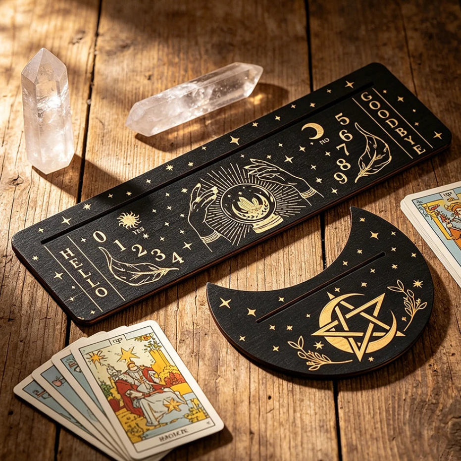 002 - Divination Pendulum Board & Tarot Card Altar
