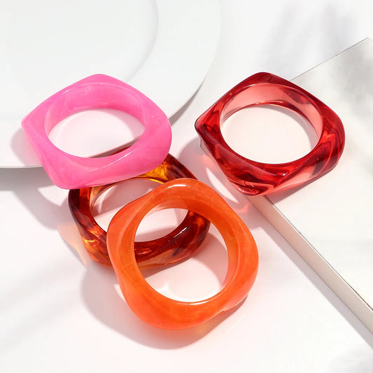 011 - Ice Cream Stackable Retro Bangle Bracelet