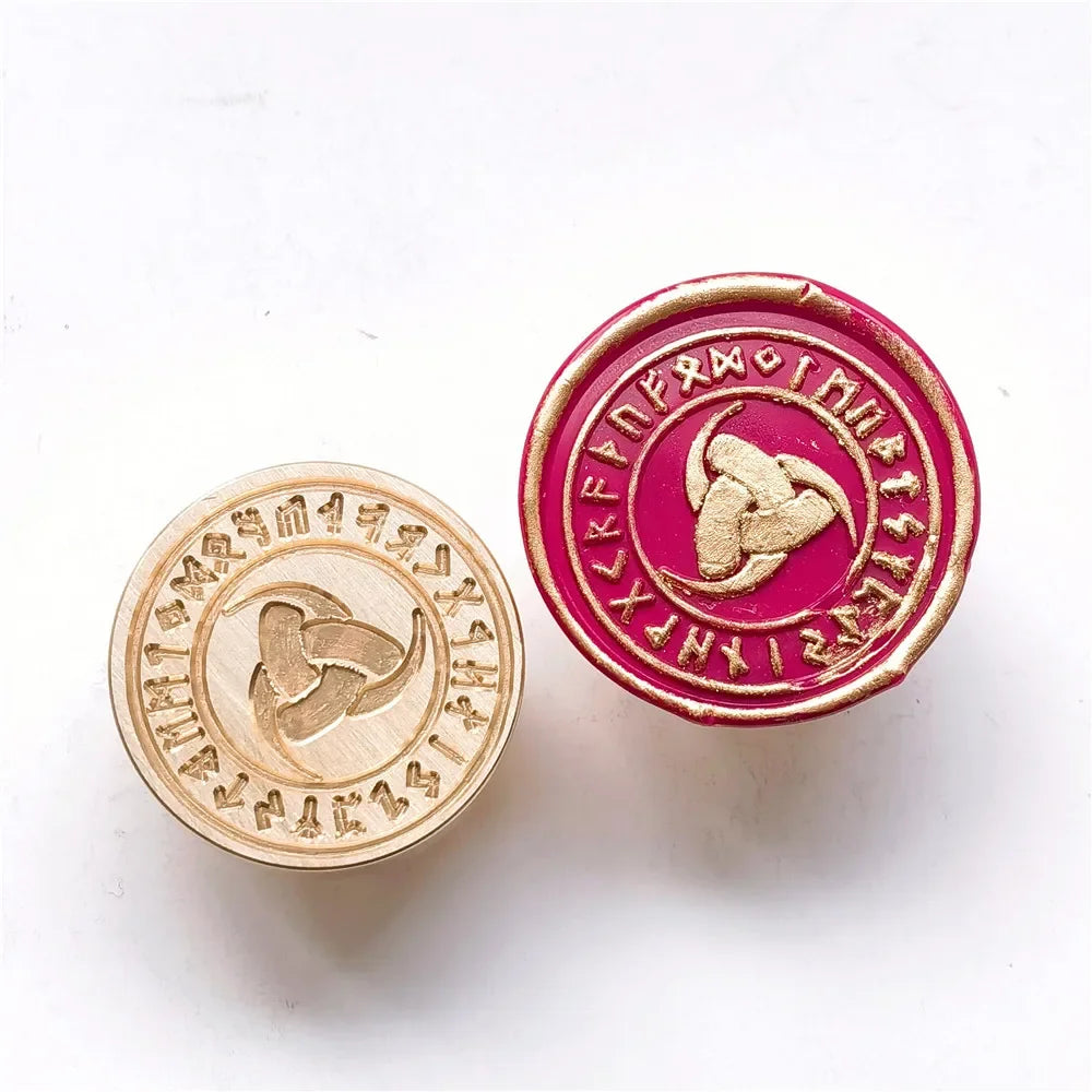 002 - Brass Wax Seal Head