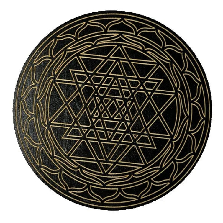 002 - Sacred Geometry Wooden Pendulum Board