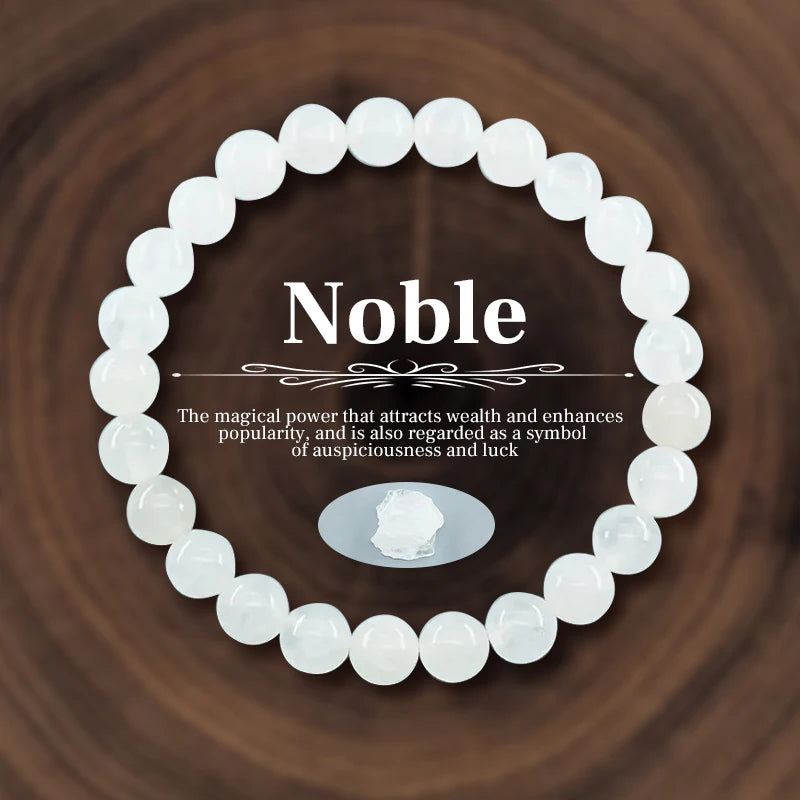 011 - Personalized Natural Stone Beads Energy Bracelet