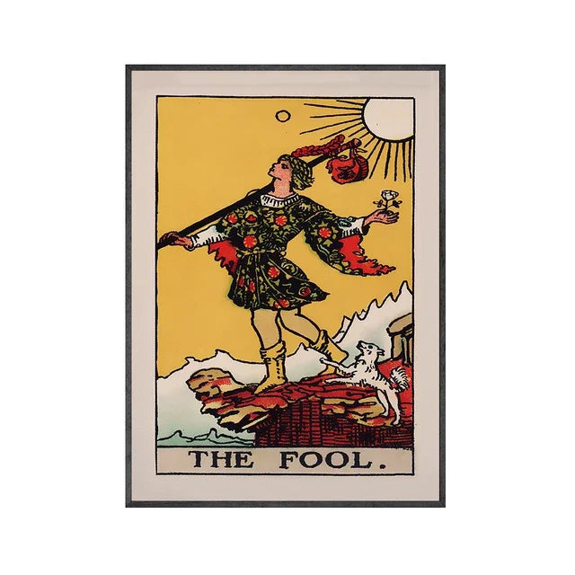 009 - Classic Tarot Canvas Print Wall Art
