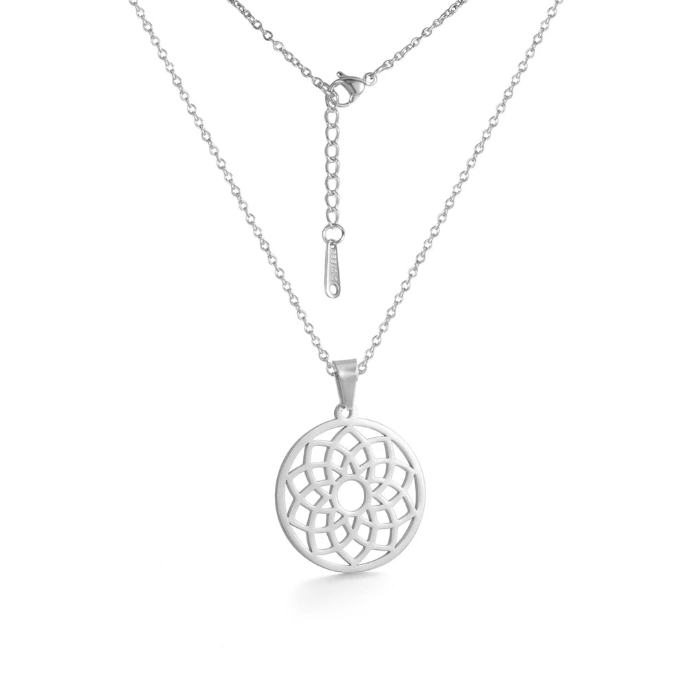 011 - Seven Chakras Symbol Pendant Necklace