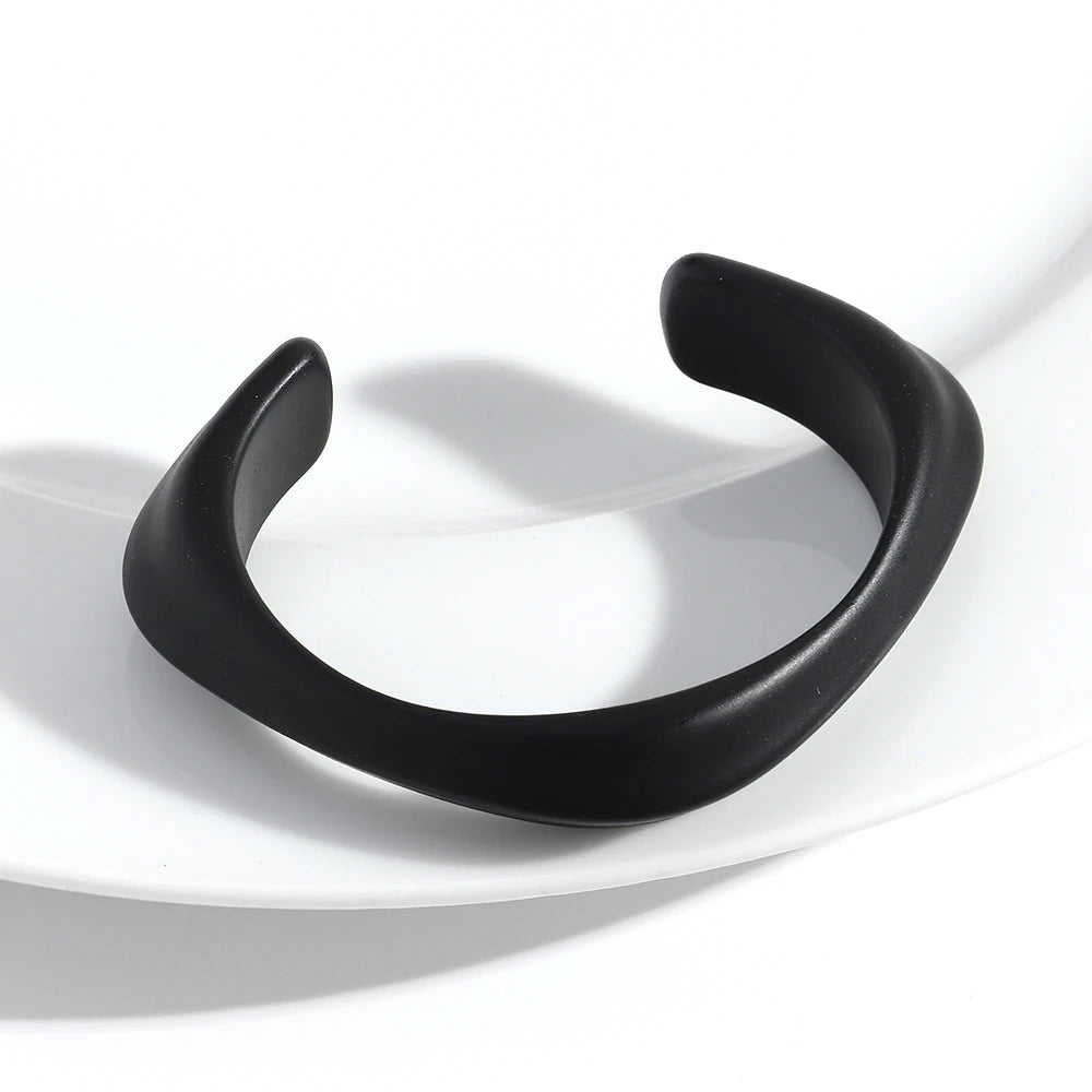 011 -  Sculptural Wrap Cuff Bangle Bracelet