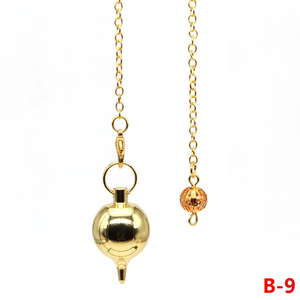 004 - Brass-Plated Copper Cone Pendulum