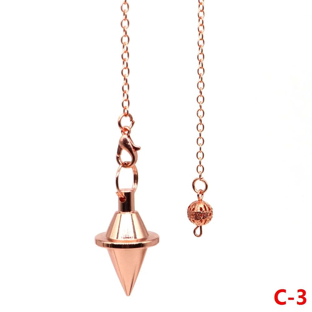 004 - Brass-Plated Copper Cone Pendulum