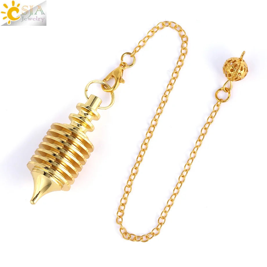 002 - Metal Esoteric Pendulum for Dowsing Divination