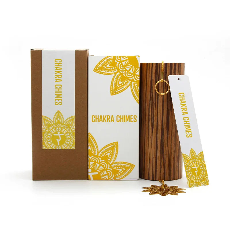 012 - 7 Chakras Bamboo Wind Chimes for Attracting Positive Energy