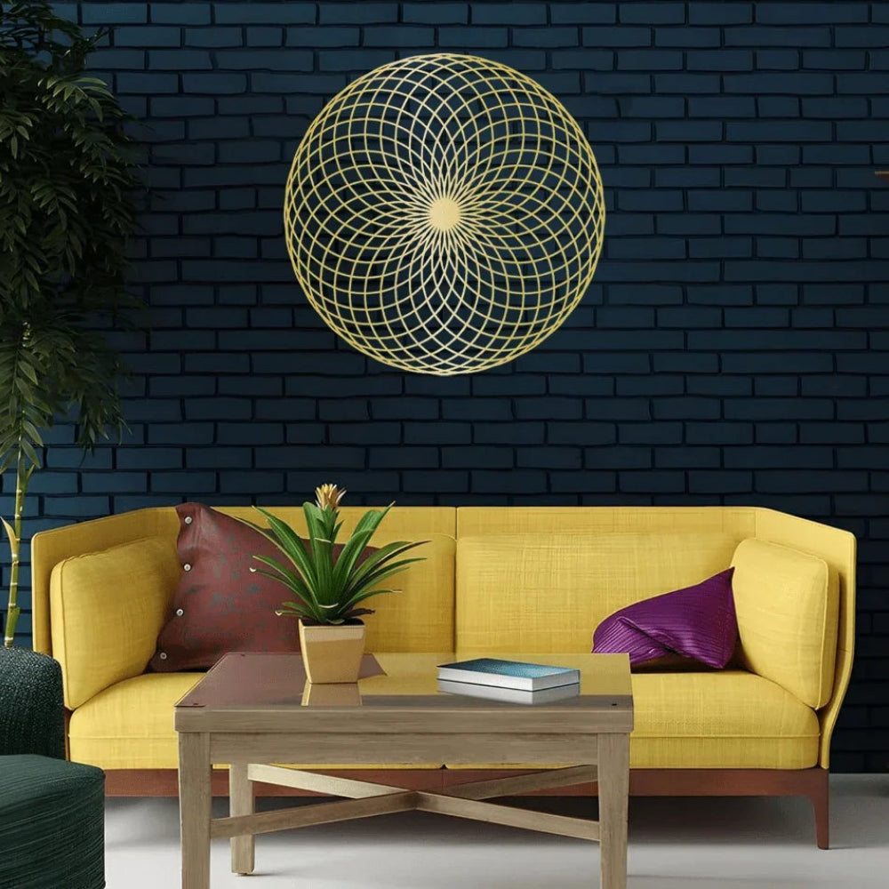 009 - The Torus Sacred Geometry Metal Wall Art