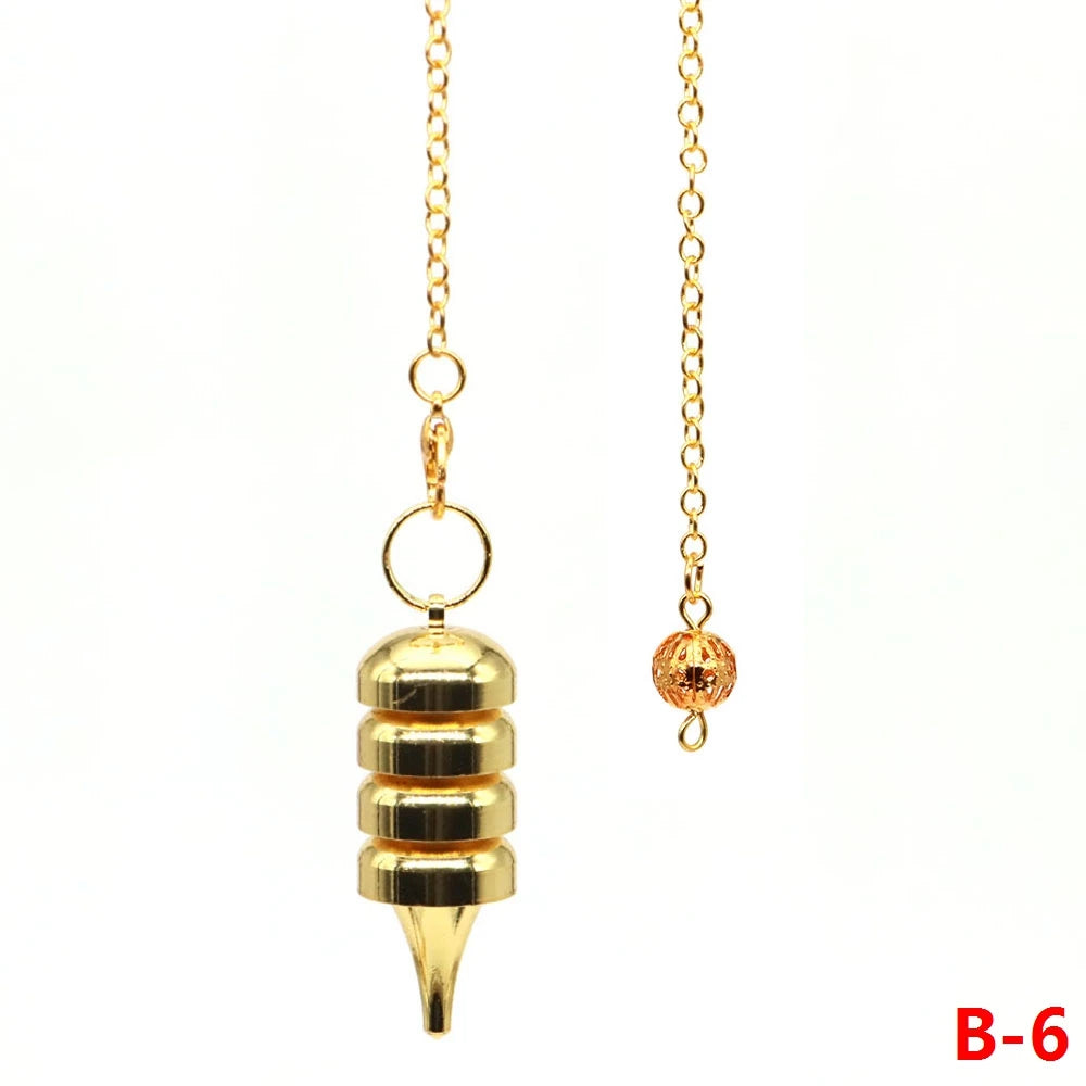 004 - Brass-Plated Copper Cone Pendulum