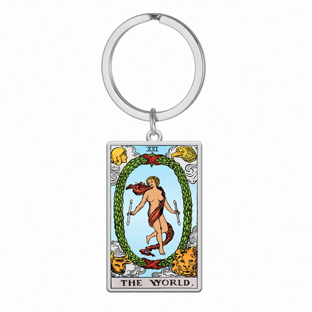 014 - Original Tarot Cards Major Arcana Keychain