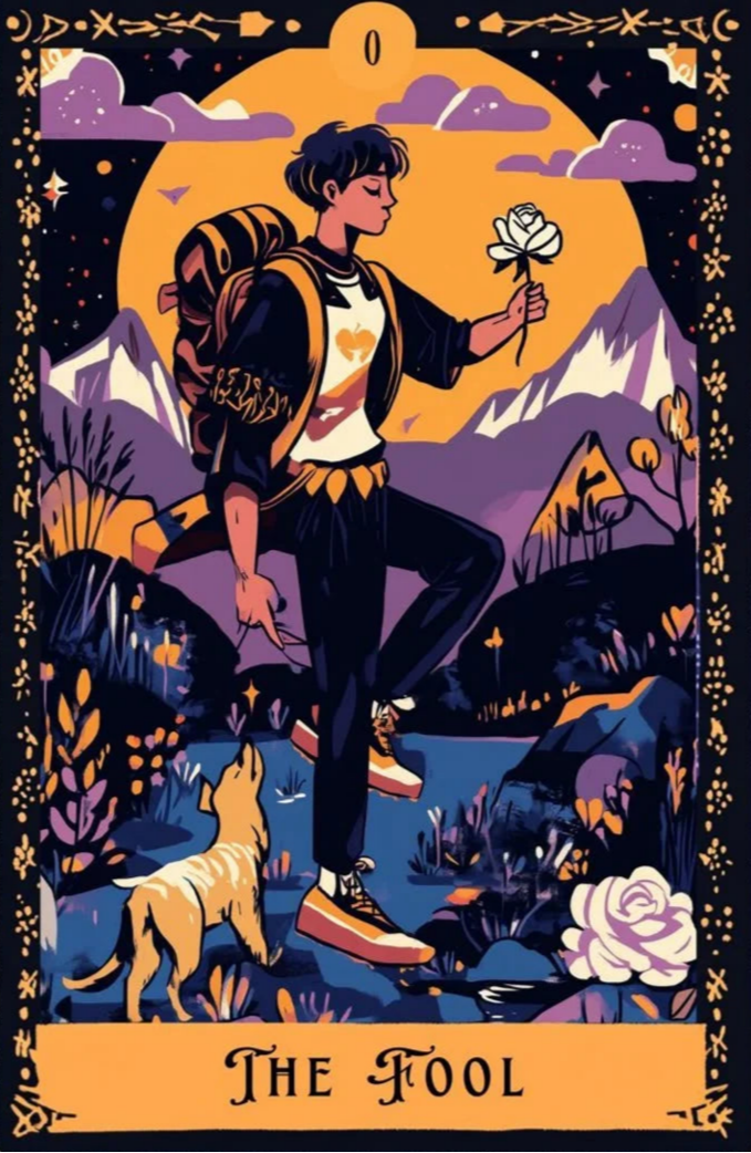 014 - Punk Tarot Cards Keychain