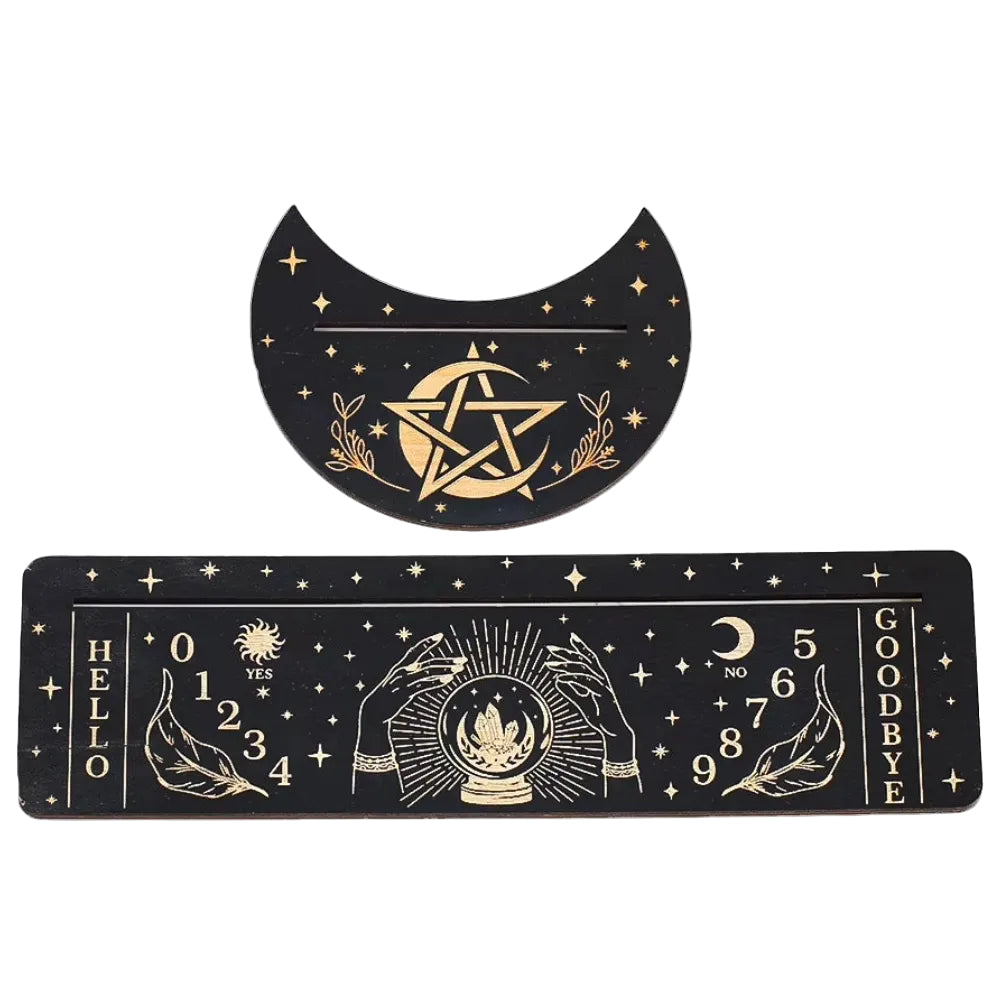 002 - Divination Pendulum Board & Tarot Card Altar