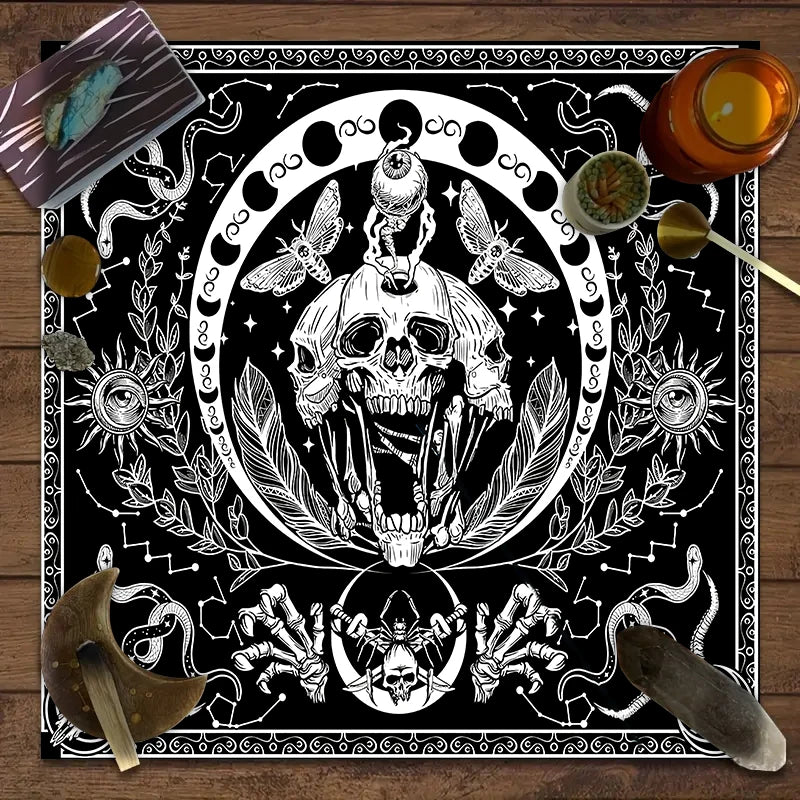 Twelve constellations tarot astrology altar cloth