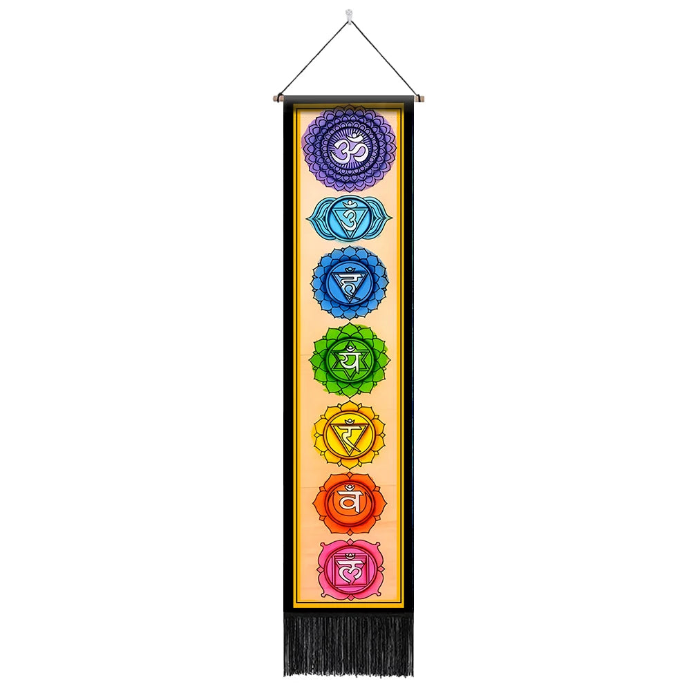 012 - Seven Chakra Tapestry Wall Hanging
