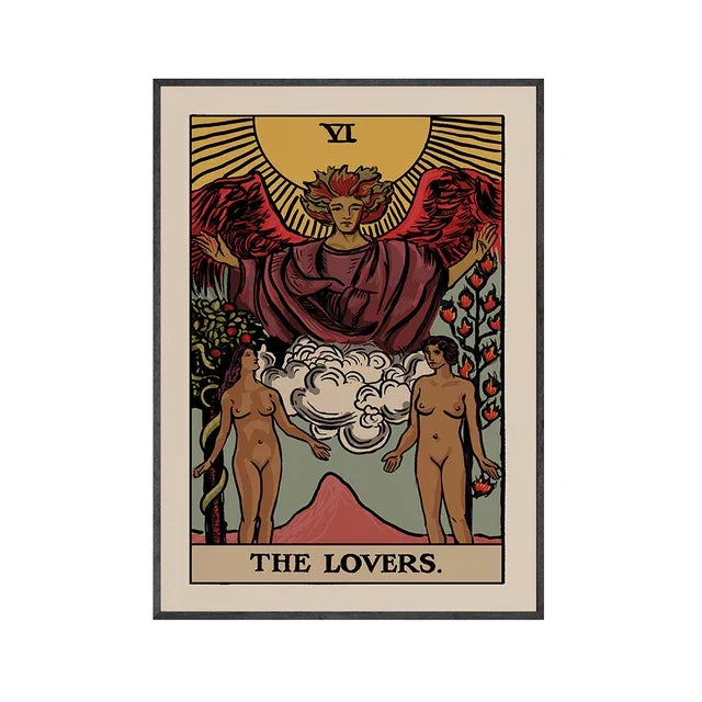 009 - Classic Tarot Canvas Print Wall Art