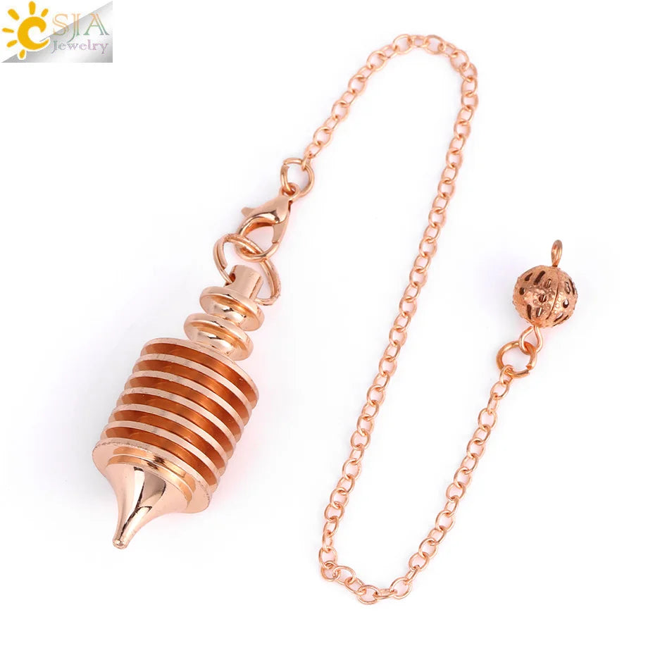 002 - Metal Esoteric Pendulum for Dowsing Divination